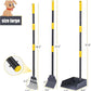 Niubya Pooper Scooper for Dogs, Metal Poop Scooper Tray Spade and Rake Set, Poop Scoop with Adjustable Long Handle, Dog Pooper Scooper for Pet Waste Removal