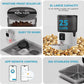 PAPIFEED 5G WiFi Automatic Cat Feeders: Smart Automatic Cat Food Dispenser with Slow Feeding Mode, Detachable for Easy Cleaning, Pet Feeder with Alexa, 1-30 Meals Per Day for Multiple Pets (6L/25 Cup)