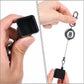 Snooker Chalk Holder Billiards Pool Cue Chalk Holder Billiard Snooker Accessories with Retractable Key Ring