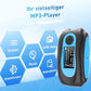 AGPTEK IPX8 Waterproof Mp3 Player with Screen, Multi-Functional Clip Music Player with Waterproof Headphones for Surfing Swimming Water Sports