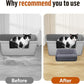 Cat Litter Box Step, Cat Litter Box Ramp Mat with Filter Function for Self-Cleaning Cat Litter Box, Easy to Clean, Cat Pedal Step Stool Ideal for Kitten & Elderly Cats (Dark Grey)