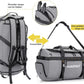 40L/60L/90L Large Waterproof Duffle Bag Backpack for Men, Mens Duffel Backpack Bags for Traveling, Heavy Duty (Grey, 40L)