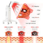 VYM Infrared Light Therapy Mask: High Power for Glowing Skin – Ultra-Thin 1.8mm 4.6oz, 830nm 633nm 590nm, Rechargeable, Red light therapy for face Luxury Gift - Pink Windmill