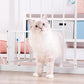 Carlson Extra Wide Walk Through Pet Gate with Small Pet Door, Includes 4-Inch Extension Kit, Pressure Mount Kit and Wall Mount Kit,White