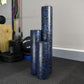 High-Density Round Foam Roller for Muscle Soreness Recovery, Exercise, Massage - 18", 24", 36" Blue Fleck (36 Inch)