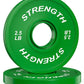 Premium Color-Coded Rubber Bumper Plates Set - 2 Inch Olympic Weight Plates for Home Gym Cross and Strength Training
