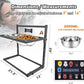 SHAINFUN Elevated Dog Bowls for Large Dogs and Extra Large Sized Dog Raised Dog Bowl Stand Adjustable Height with Two 3000ML(13-14cups) Stainless Steel Dog Food Bowls Metal Elevated Dog Bowl Stand