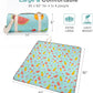Picnic Blanket Extra Large 79" x 79", Washable Picnic Blankets, Camping Blanket with Portable Handle & Shoulder Strap - SummerFruits