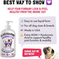 Liquid Glucosamine for Dogs Bacon Flavour with Chondroitin, MSM & Hyaluronic Acid K9 Supplement Hip and Joint Formula Advanced Mobility Joint Pain Relief Senior Advanced Supplement for All Breeds