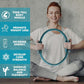 Syhood Pilates Ring 11. 81 Inch Pilates Circle Yoga Ring Magic Lightweight Flexible Workout Equipment for Fitness Physical Therapy Resistance Exercise Arms Legs