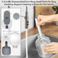 28oz Hanging Automatic Water Dispenser，Rabbit Water Bottle,Bunny Guinea Pig Ferret Water Bowl for Cage,Suitable for Small Animal Puppies(Cage Grid Spacing Over 1.2'') (Gray)