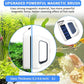 Magnetic Aquarium Fish Tank Glass Cleaner, Floating Aquarium Magnetic Brush, Algae Scraper Glass Cleaner Scrubber for 0.2-0.6 Inch Thick Glass Fish Tank (L)