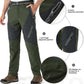 YSENTO Men's Fleece Lined Ski Snow Pants Winter Waterproof Softshell Insulated Hiking Cargo Pants