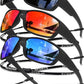 Polarized Sports Sunglasses Men UV400 Protection Lightweight Wrap Around Goggles for Cycling Fishing Driving Running