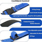 Reflective Dog Collar Padded with Soft Neoprene Breathable Quick Release Basic Dog Collars for Medium Large Dogs Blue Boy Girl