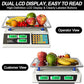 Price Computing Scale 88lb/40kg LCD Digital Commercial Price Scale with Stainless Steel Platform,Produce Scale & Food Scale for Farmers Market, Retail Outlets, Meat Shop (Tray)