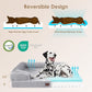 EHEYCIGA Orthopedic Dog Beds for Extra Large Dogs, Waterproof Memory Foam XXL Pet Bed with Sides, Non-Slip Bottom and Egg-Crate Foam Big Dog Couch Bed with Washable Removable Cover, Grey