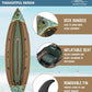 Inflatable Kayak, Portable Ripstop Oxford Cloth Recreational Touring Kayak with Fiberglass Kayak Paddle, Hand Pump and Carrying Bag, 1/2 Person