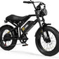 Qlife Electric Bike for Adults-1500W Peak Motor 20" Fat Tires 28MPH(Unlock to 35MPH) EBike Moped, 624-1248Wh Removable Battery Bicycle, with Dual Suspension & Brakes Motorcycle, 7-Speed,Spark