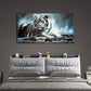 Yxbhhym Large Animals Canvas Wall Art Tiger Wall Picture Prints Poster Painting Framed Tiger Artwork for wall Bedroom Living Room Home Decorations Office Wall Decor-20x40inches