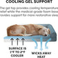 Furhaven Cooling Gel Dog Bed for Medium/Small Dogs w/ Removable Bolsters & Washable Cover, For Dogs Up to 35 lbs - Pinsonic Quilted Paw L Shaped Chaise - Bluestone, Medium