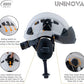 UNINOVA Arborist Helmet Forestry Helmet Chainsaw Helmet with Visor and Earmuffs,OSHA Safety Hard Hat Helmet for Logging Trimming Mowing Climbing Tree Service Garden Work