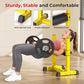 BODYRHYTHM Bulgarian Split Squat Stand, Single Leg Squat Roller Stand with 9 Adjustable Roller Heights for Squats, Leg Lunges, Lower Body Training.