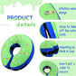 Supet Inflatable Dog Cone Collar Alternative after Surgery, Dog Neck Donut Collar Recovery E Collar for Neuter, Soft Dog Cone for Small Medium Large Dogs