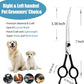Dragon Creek 7" Upward Curved Dog Grooming Scissors - Safety Shears for Face & Paws Trimming - Black