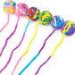CHIWAVA 6 Pack 20" Woolen Yarn Cat Toys Ball with Bell 2" Large Indoor Cat Toy Balls Kitten Interactive Toys