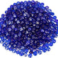 18 LB Fire Glass Beads Fireglass Drops for Gas Fire Pit Fireplace Cobalt Blue Luster Reflective Decorative Glass Gems Rocks Pebbles Stone for Vase Fillers Aquarium Fish Tank Decoration (Cobalt Blue)