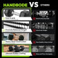 Hex Dumbbell Sets with Rack, 60-550 lb Rubber Encased Exercise & Fitness Dumbbells Set with Rack Option, Hand Weight for Strength Training, Weight Dumbbells
