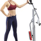 Marcy Squat Rider Machine for Glutes and Quads Workout XJ-6334, Silver & Black
