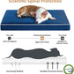 WNPETHOME Orthopedic XL Dog Beds Large Sized Dog, Waterproof Extra Large Dogs Bed with Removable Washable Cover, Multi-Needle Quilting Dogs Crate Bed