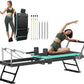 Pilates Reformer, Foldable Reformer Pilates Machine, Pilates Equipment for Home Women Use Gym Workout & Advanced and Beginners Users, Up to 400 lbs Weight Capacity Reformers