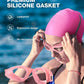 ZIONOR G1 Lite Swim Goggles with Swim Cap Comfortable Anti-fog Swimming Goggles Cap Set for Adult Men Women