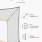 VEVOR Portable Lacrosse Goal - Complete Training Accessory Set with Extended Coverage for Youth and Adults