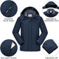CAMEL CROWN Men's Mountain Ski Snow Jacket Waterproof Winter Coat Snowboarding Windbreaker Windproof Warm Hooded Snow Coat