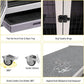 Aivituvin Rabbit Hutch Indoor, Folding Bunny Cage with Two Story, Rabbit Cage with Wheels, Anti Slip Ramp
