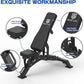 Major Fitness Weight Bench, Capacity Bench Press and 32 Adjustable Positions Strength Training Bench for Garage and Home Gym Workouts, Weight Lifting, and Bench Press
