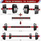Adjustable-Dumbbells-Sets,Free Weights-Dumbbells Set of 2 Convertible To Barbell A Pair of Lightweight for Home Gym,Women and Men Equipment