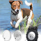 TagME Airtag Dog Collar,Waterproof Reflective Pet Collar with Airtag Holder,Soft Padded and Double D-Rings for Medium Dogs,Black