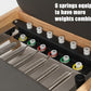 Pilates Reformer Machine, Wood Foldable Pilates Machine Equipment for Home Workout