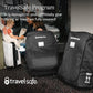 UPPAbaby Travel Bag for Vista and Cruz Strollers - Includes TravelSafe Program Coverage, Inner Wheel Bag and Storage Pocket - Smooth Wheels, Handles + Durable Design
