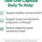 Nouri Daily Stress Support Probiotic for Women & Men | Supports Cortisol Management, Stress Relief, Mood, Digestion & Gut Health | 3 Clinically Studied Strains + Vegan Omega Oil | 30-Day Supply