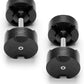 NÜOBELL® Adjustable Dumbbell Set, 5-50 LB or 5-80 LB, Easy Twist 2024-25 Model, All-In-One Weights Set (Pair) for Home, Original Manufacturer