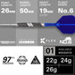 TARGET Darts 975 Ultra Marine 97.5% Tungsten Steel Tip Darts Set - Swiss Point Darts with K-Flex Integrated Flight and Shaft – Includes Dart Takoma Wallet, SP Tool, Dart Tips