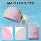 Silicone Swim Cap for Long Hair Adults Women Men, Waterproof Stretchy Swimming Caps, Durable Tear Resistant Bathing Cap