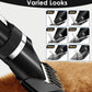 oneisall Quiet Cat Clippers for Matted & Long Hair, 2-Speed Cordless Pet Shaver Grooming Kit for Cats, Small Dogs & Animals (Black)