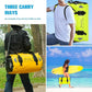 WILD HEART Waterproof Motorcycle Duffel Bag PVC500D Double-bottom With Rope Straps and Inner Pocket 40L 66L 100L for Kayaking, Camping, Boating,Motorcycle